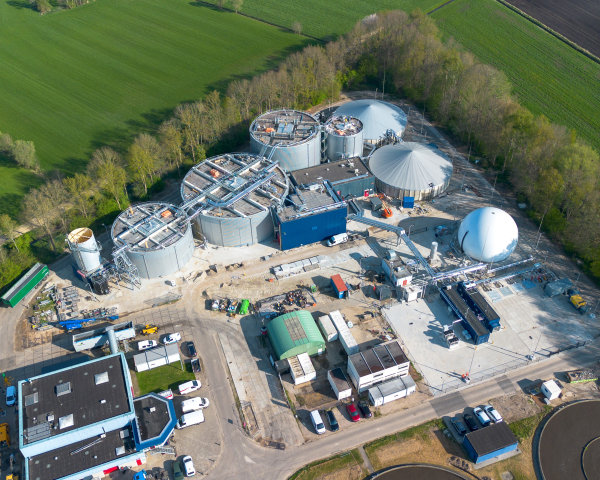 RWZI Echten - Groengas 2025 - Opgeleverd